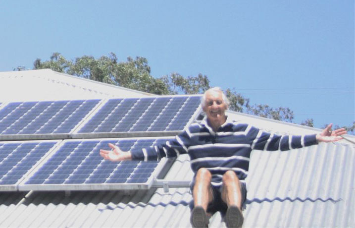 Solar panels & Colin